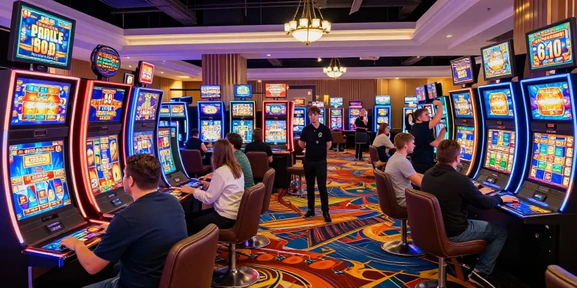 Players enjoying engaging gameplay at credit card casinos featured on https://chps.org.uk, showcasing vibrant casino atmosphere and game variety.