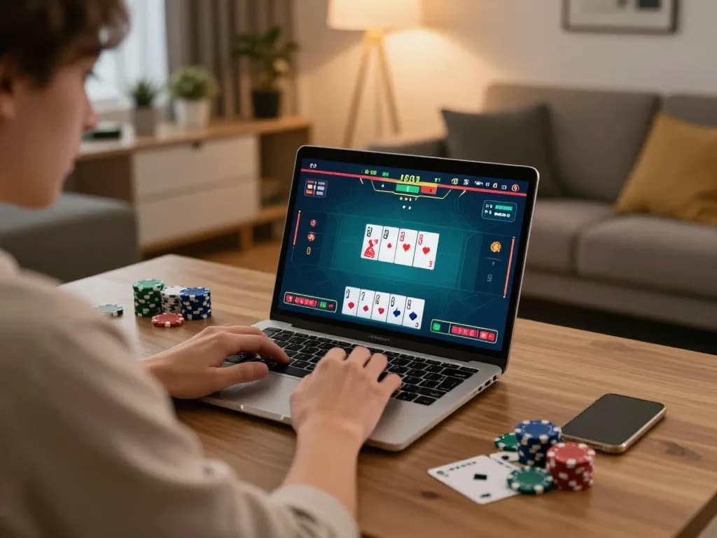 Engaging online gambling experience with shbet as players place bets at home
