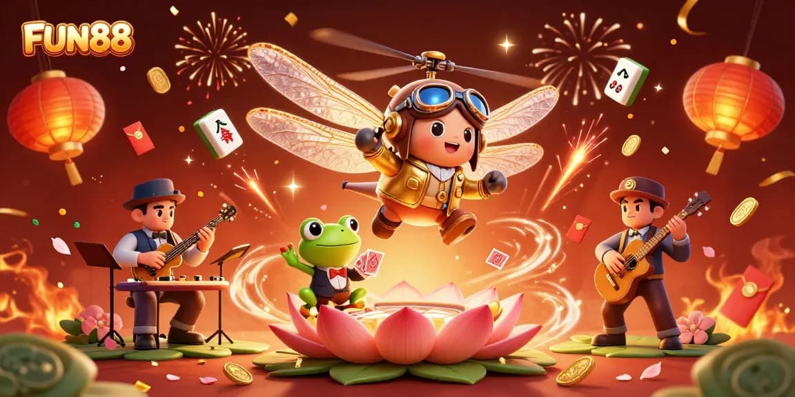Engage in thrilling gameplay at FUN88, where unique characters bring casino fun to life!