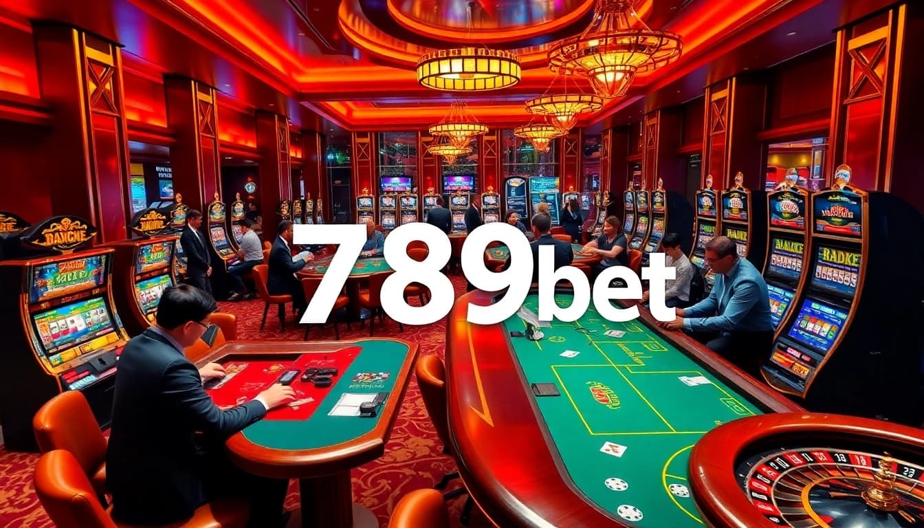 Experience the thrills of gambling at 789bet casino with dynamic tables and vibrant slot machines.