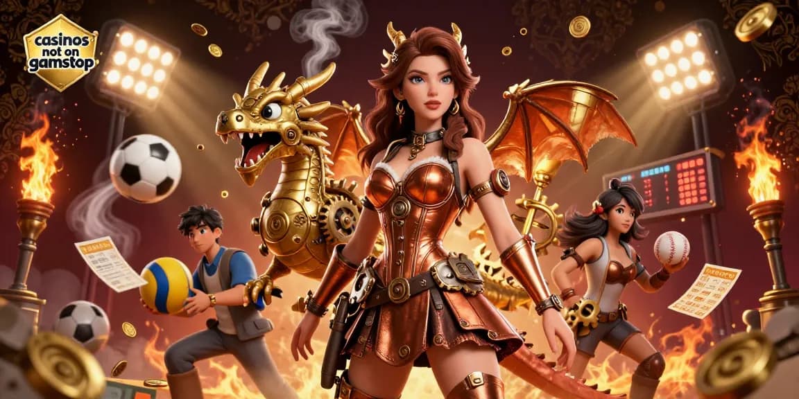 Immerse in dynamic gameplay at casinos not on gamstop with captivating 3D art.