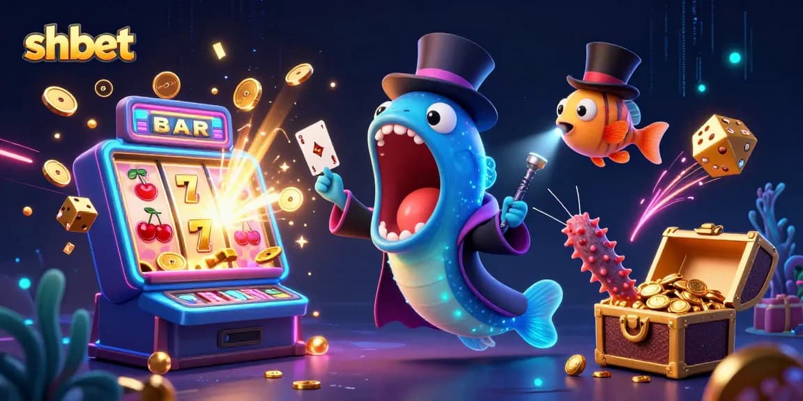 Experience the magic of shbet with vibrant casino game elements and enchanting characters!
