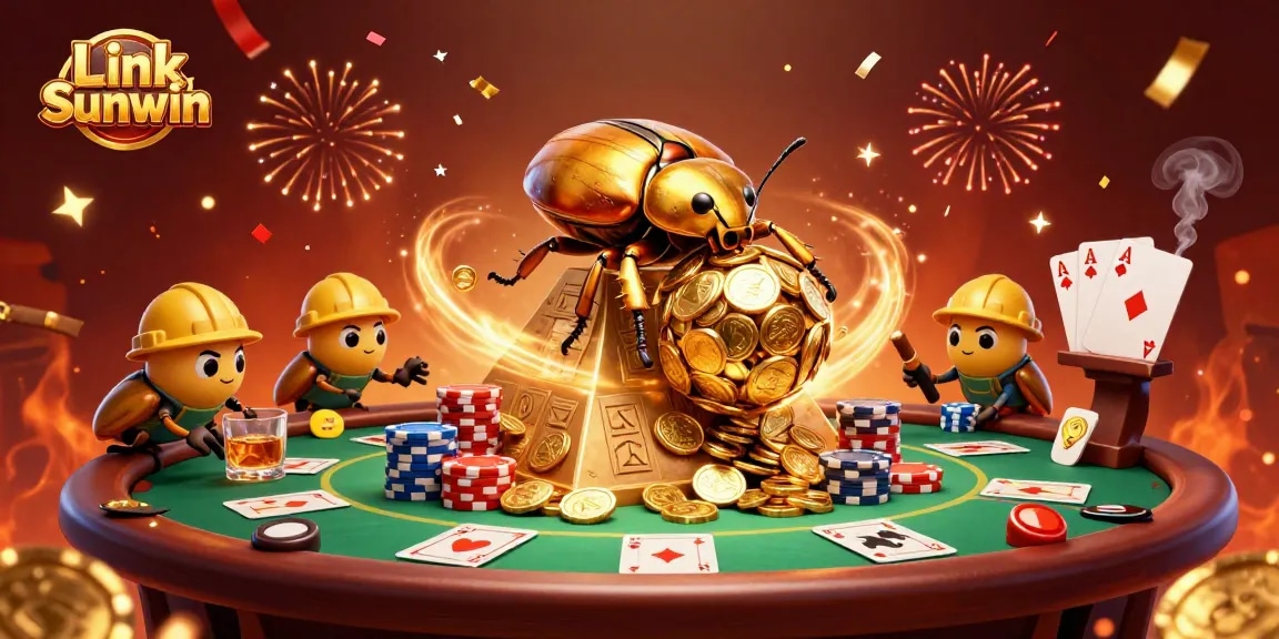 Experience thrilling gameplay at Link Sunwin with a vibrant gaming scene packed with casino action.