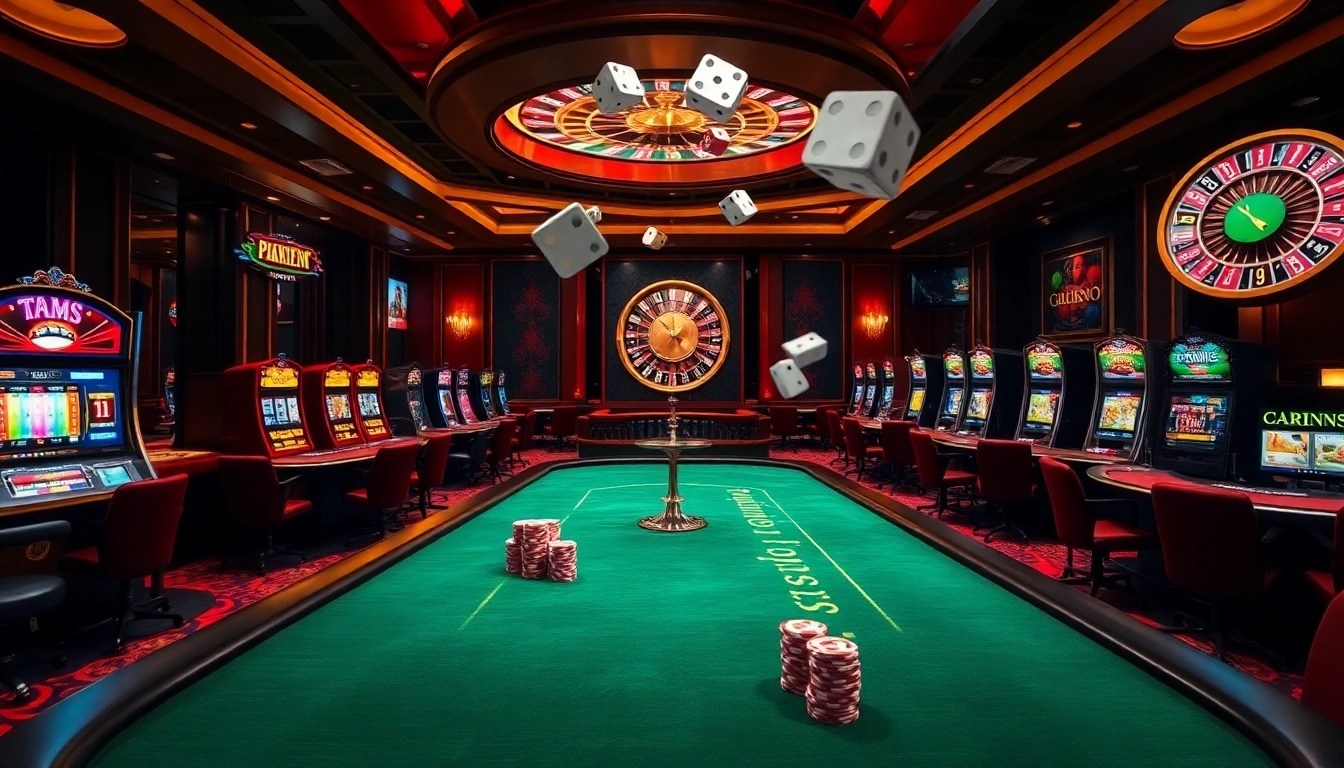 Gambler enjoying a thrilling moment at https://789winii.com/ with vibrant casino games and exciting atmosphere.
