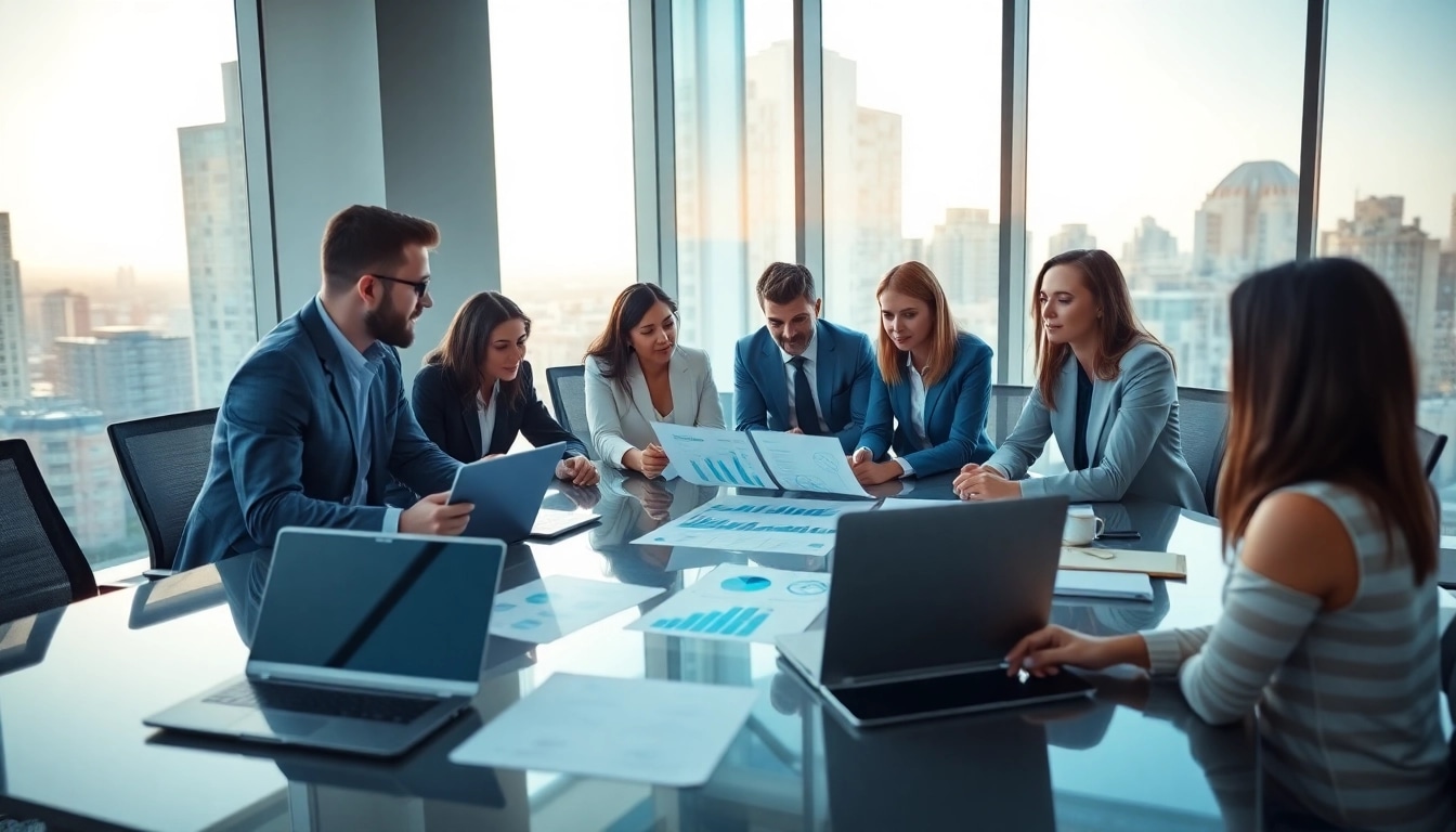 Team collaborating on Acquisition Planning strategies in a modern office environment.