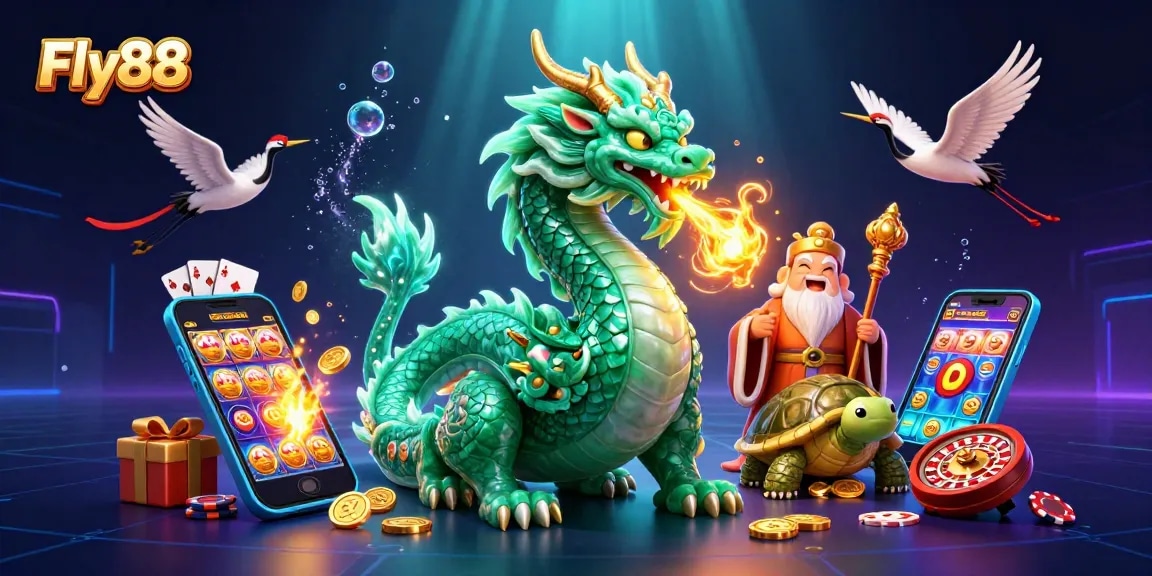 Fly88 players enjoying an exciting gaming experience with vibrant animations and rewards.