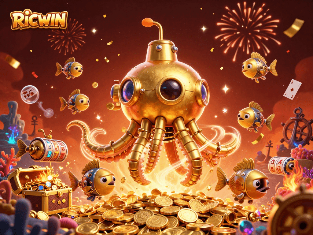 Engage with RICWIN to discover the thrilling underwater slot experience bursting with excitement.