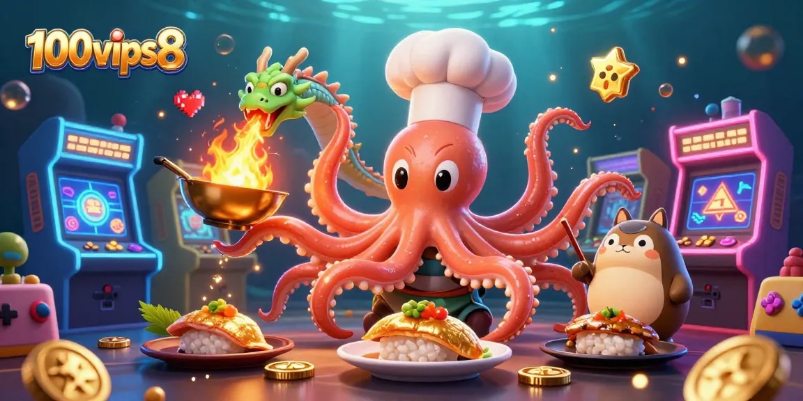Experience the vibrant gameplay action at 100vips8 with engaging casino characters and elements.