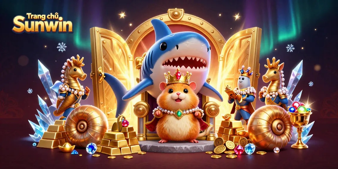 Experience exciting gaming at Trang chủ Sunwin with golden treasures and vibrant characters!