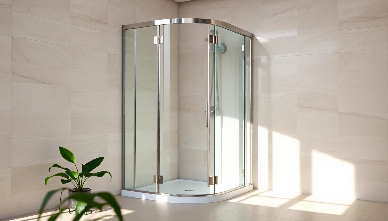 Die sonni Duschkabine 90x90 bietet stilvolle Eleganz in modernen Badezimmern.