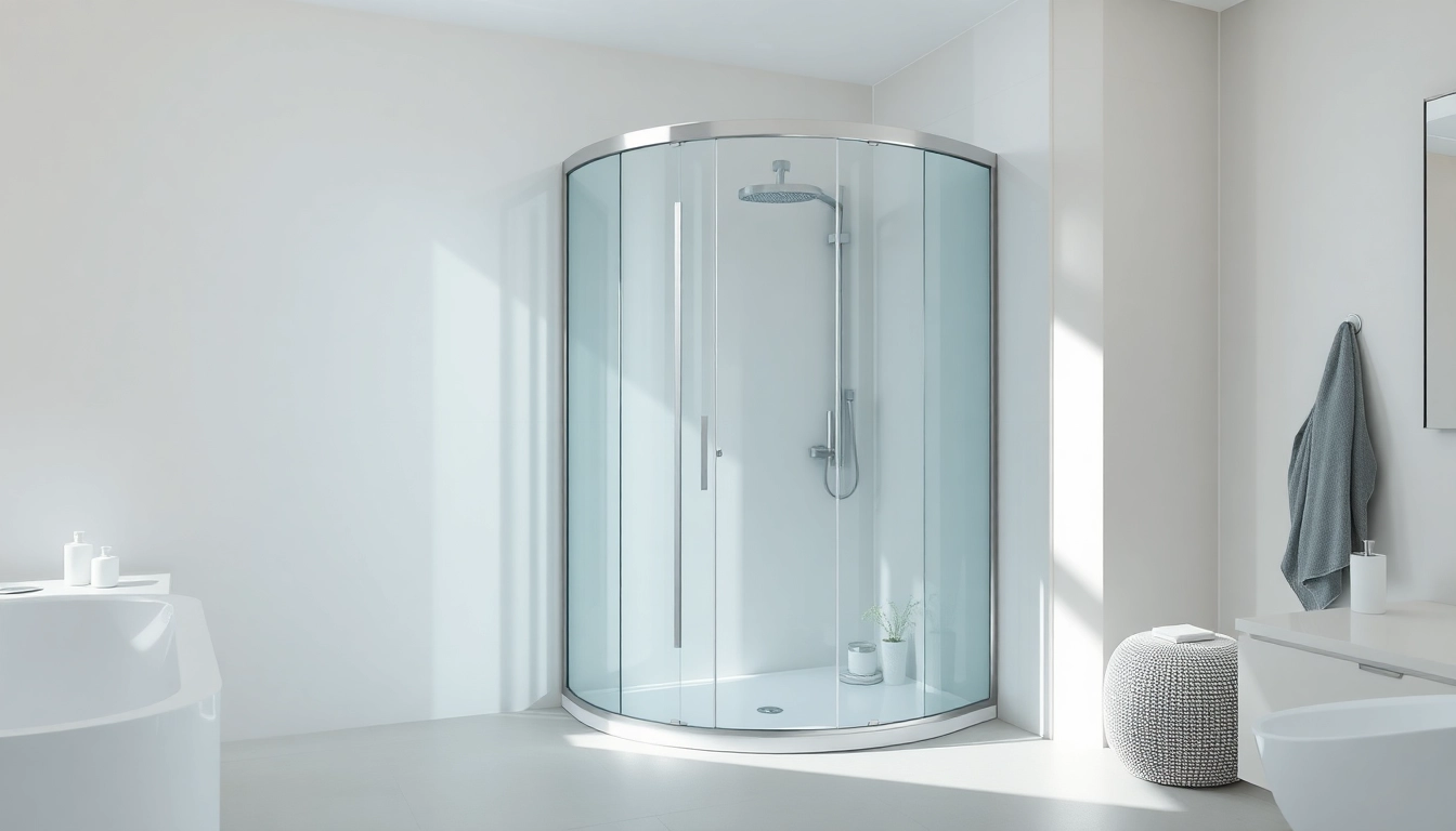 Erleben Sie die stilvolle sonni Duschkabine in einem modernen Badezimmer mit eleganten Oberflächen.