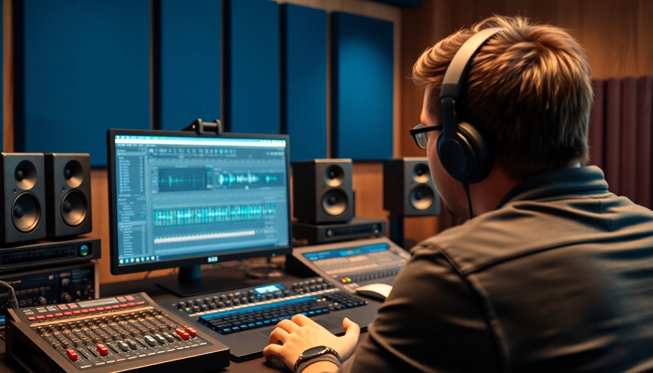 Enhance your audio with our online mastering services in a professional recording studio setup.