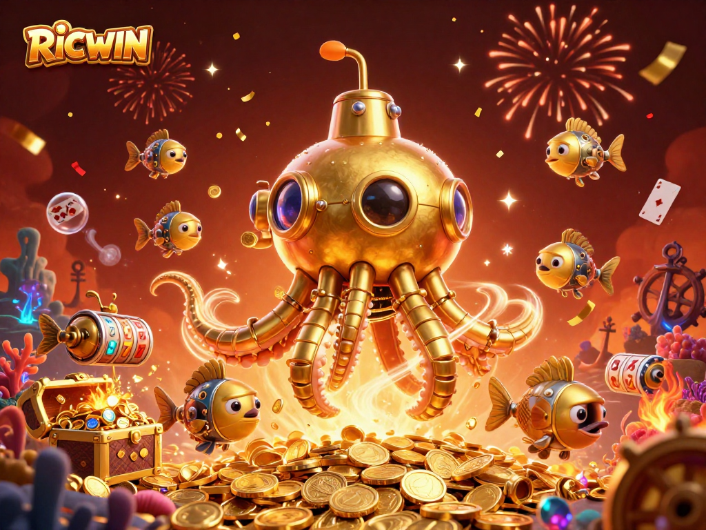 Engage with RICWIN to discover the thrilling underwater slot experience bursting with excitement.