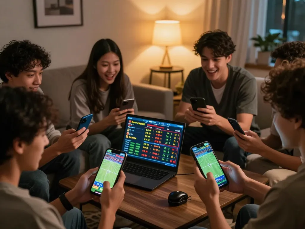 C168 đăng nhập to mobile app for sports betting, capturing excitement in online gambling setup.