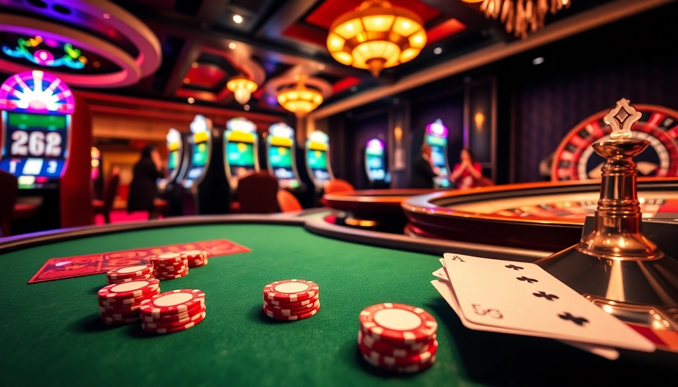 Experience the thrill of s666 casino with vibrant gaming tables and exciting slot machines.