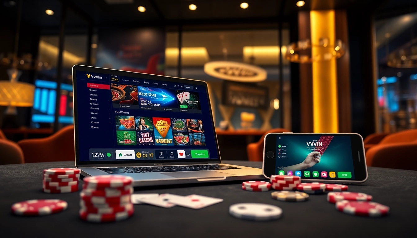 Experience the luxury of online gaming at vvvwin88.live with a dynamic setup featuring casino games and the VVVWIN app.