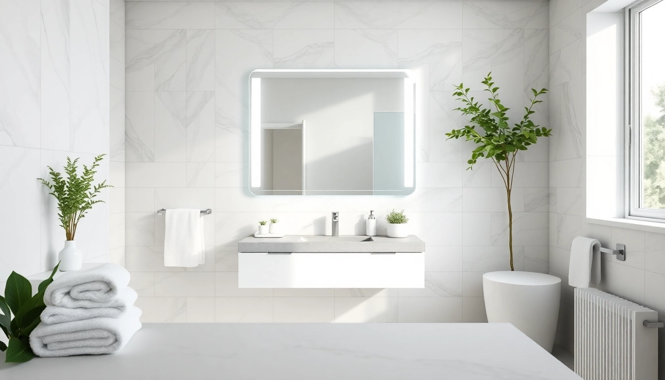 Transform your space with a sleek led mirror bathroom that enhances modern aesthetics.