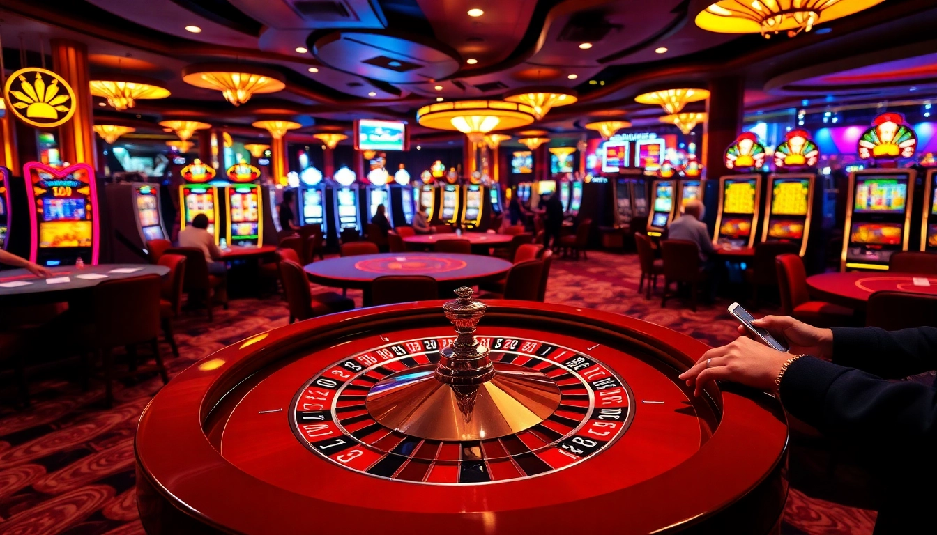 Experience the excitement of 88xx with players at elegant casino tables featuring cards and chips.