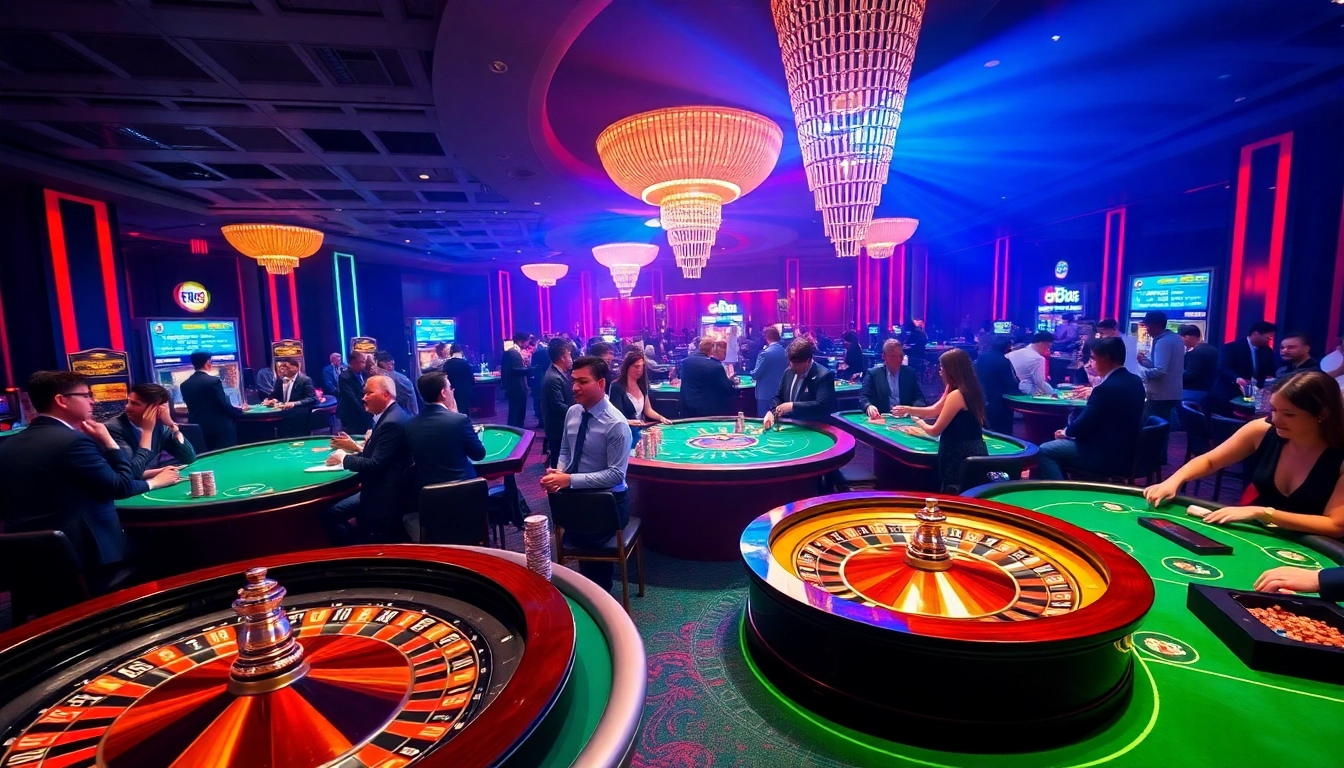 Experience thrilling gameplay at fun88 with exciting casino tables and vibrant colors.