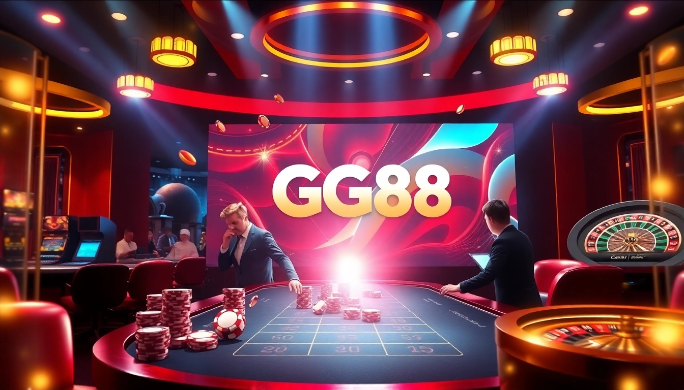 Experience thrilling gaming action at GG88 đăng nhập with vibrant casino visuals.
