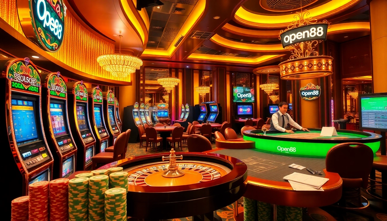Experience the thrill at open88 casino with exciting games and vibrant atmosphere.