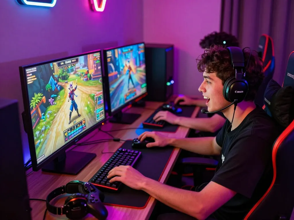 Exciting 79win online gaming experience with player engaging in immersive gameplay.