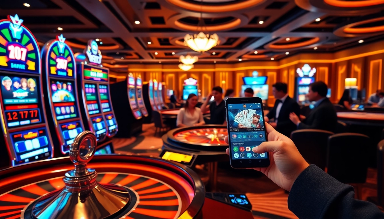 Players enjoying high-stakes games at https://qq88.today/ casino with vibrant visuals.