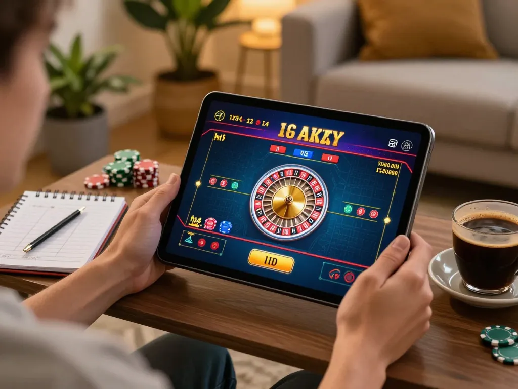 Engaging in the thrilling gameplay at https://mm88.green/, a player strategically placing bets on a live dealer game.