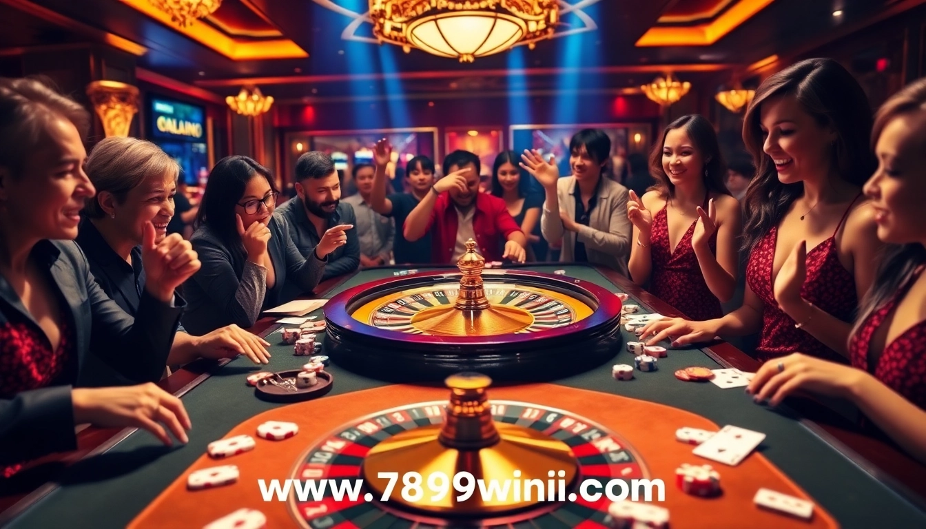 Exciting roulette gameplay at https://789winii.com/, showcasing luxury chips and vibrant casino action.