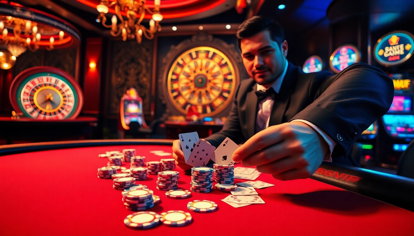 Win exciting poker hands at 68VIP's luxurious online casino.