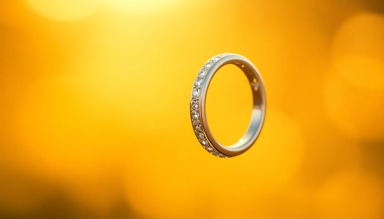 Admire the elegance of a diamond cartilage hoop UK, capturing its stunning shine and intricacy in a luxurious setting.