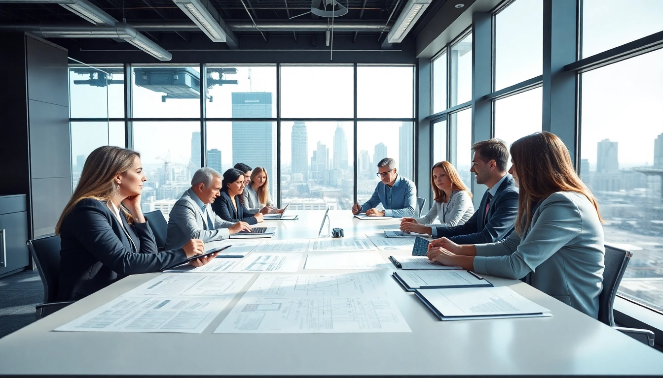Engaged professionals collaborating on Acquisition Planning strategies in a modern workspace.